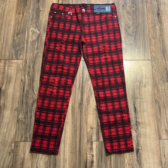 Banned Alternative Pants & Jumpsuits Banned Alternative Plaid